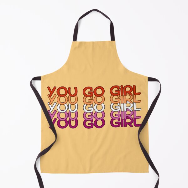 Item preview, You Go Girl Lesbian Sunset Flag designed and sold by Pink Ribbon.