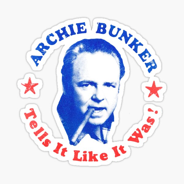 Vista previa del artículo con la obra «¡Archie Bunker lo cuenta como fue!», diseñado y vendido por ourkid.