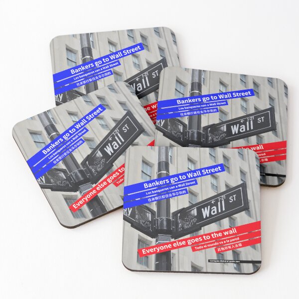 Item preview, Bankers go to wall street designed and sold by Quahx.