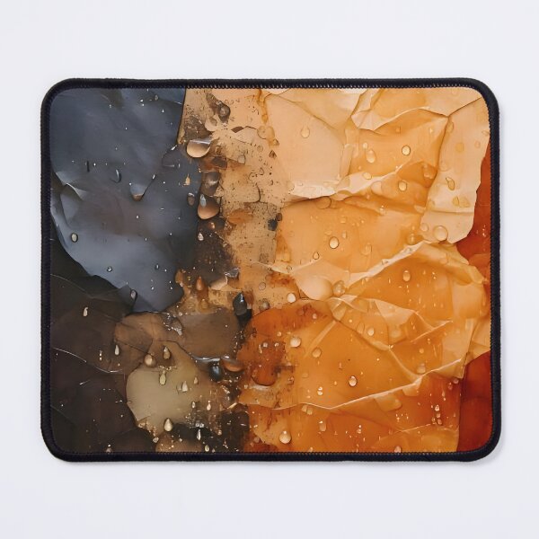 Item preview, A textured abstract background with contrasting shades of gray and orange resembling a rough surface designed and sold by homydesign.