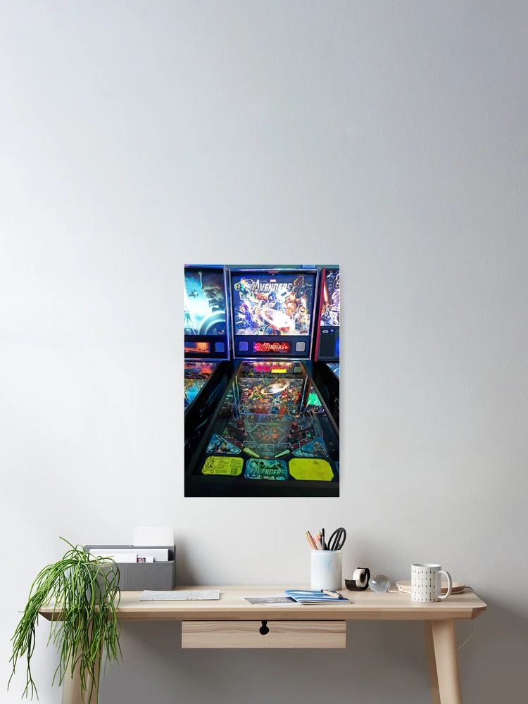 Thumbnail 2 of 3, Poster, Pinball Machine designed and sold by ShutterbugBttns.