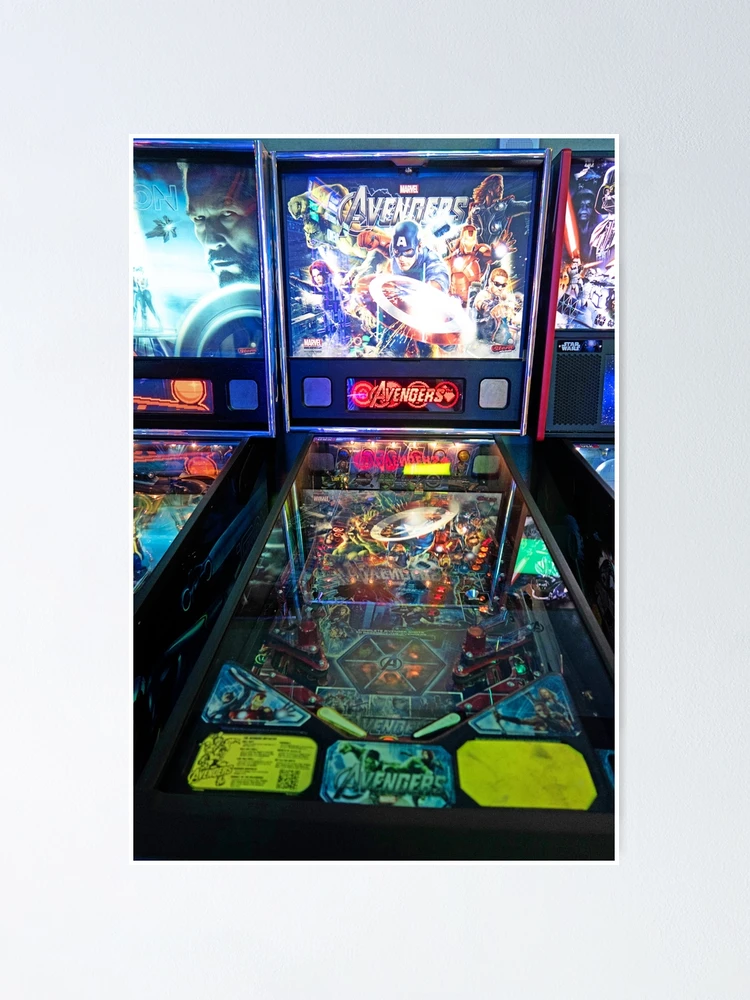 Thumbnail 1 of 3, Poster, Pinball Machine designed and sold by ShutterbugBttns.