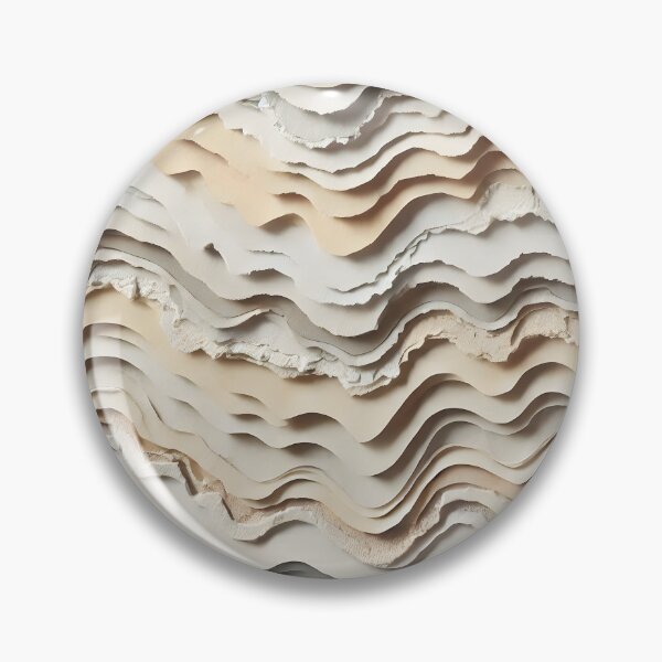 Item preview, Wavy layers of paper create a textured abstract pattern with subtle shadows and depth designed and sold by homydesign.