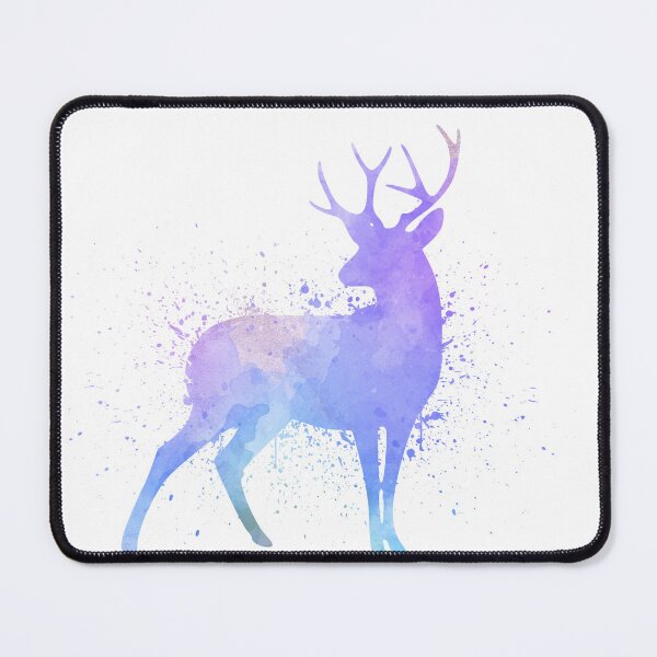 Item preview, Pastel Paint Splatter Deer Art designed and sold by Julia McMullen.