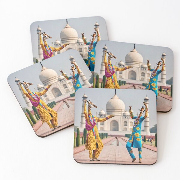Item preview, Giraffes dancing in India designed and sold by PhilDreams.