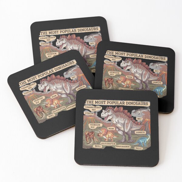 Item preview, The Most Popular Dinosaurs designed and sold by mirciashop.