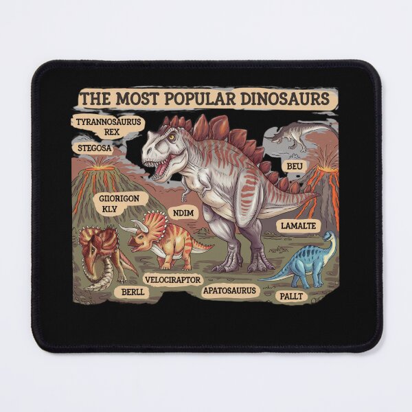 Item preview, The Most Popular Dinosaurs designed and sold by mirciashop.