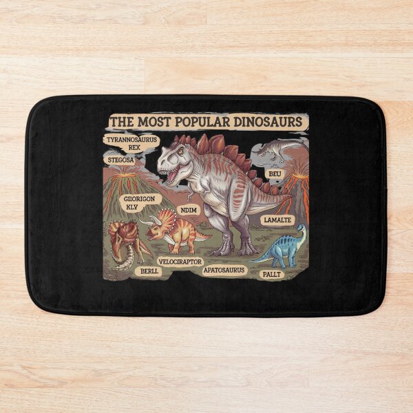 Item preview, The Most Popular Dinosaurs designed and sold by mirciashop.
