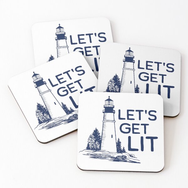 Item preview, Let's Get Lit Lighthouse designed and sold by darkskydelights.