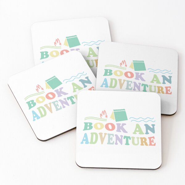 Item preview, Book an adventure 2025 (tent, water and campfire) designed and sold by jasmineberry.