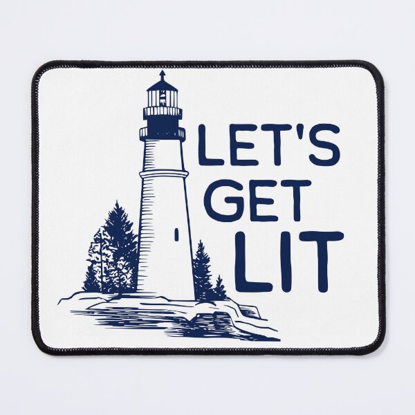 Item preview, Let's Get Lit Lighthouse designed and sold by darkskydelights.
