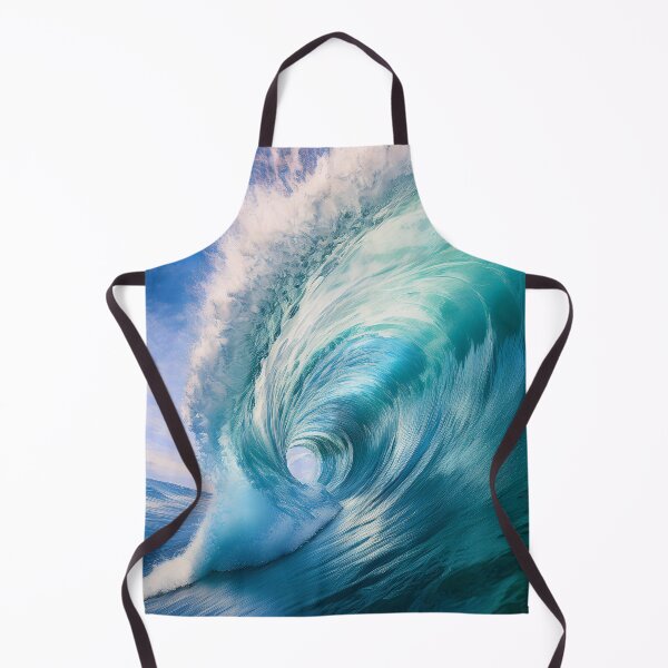 Item preview, A stunning, digitally created image of a massive ocean wave curling into a perfect tube, capturing the dynamic motion and vibrant colors of the sea designed and sold by homydesign.