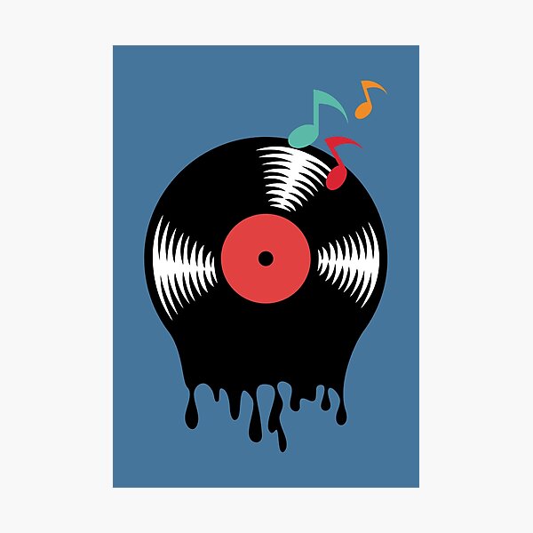 Aperçu de l'œuvre Disque vinyle en fusion créée et vendue par Jovanaski.