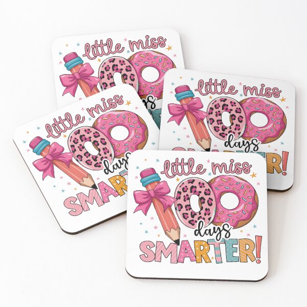 Item preview, Little Miss 100 Days Smarter: Donut-Loving Scholar's Pencil Party Item designed and sold by Shabby Script Archive | Digital Designer .