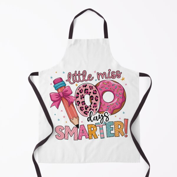 Item preview, Little Miss 100 Days Smarter: Donut-Loving Scholar's Pencil Party Item designed and sold by Shabby Script Archive | Digital Designer .