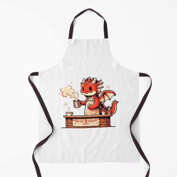 Item preview, Dragon Barista - Fire-Brewed Coffee Art designed and sold by Designeerguy.