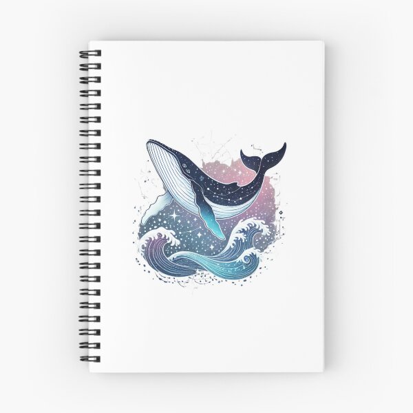 Item preview, Whale with Cosmic Ocean - Dreamy Celestial Art designed and sold by Designeerguy.
