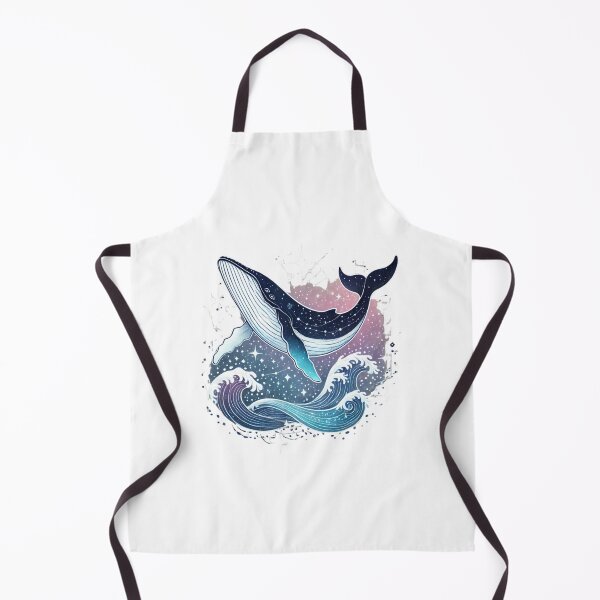 Item preview, Whale with Cosmic Ocean - Dreamy Celestial Art designed and sold by Designeerguy.