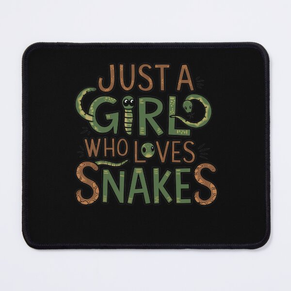 Item preview, Just a Girl Who Loves Snakes designed and sold by Mateusz Majcherek.