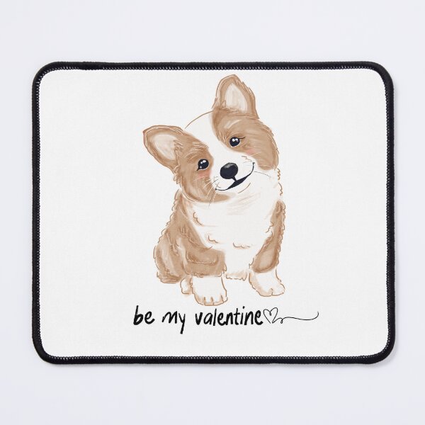 Item preview, be my valentine, cute corgi dog , designed and sold by Bostonfashion25.