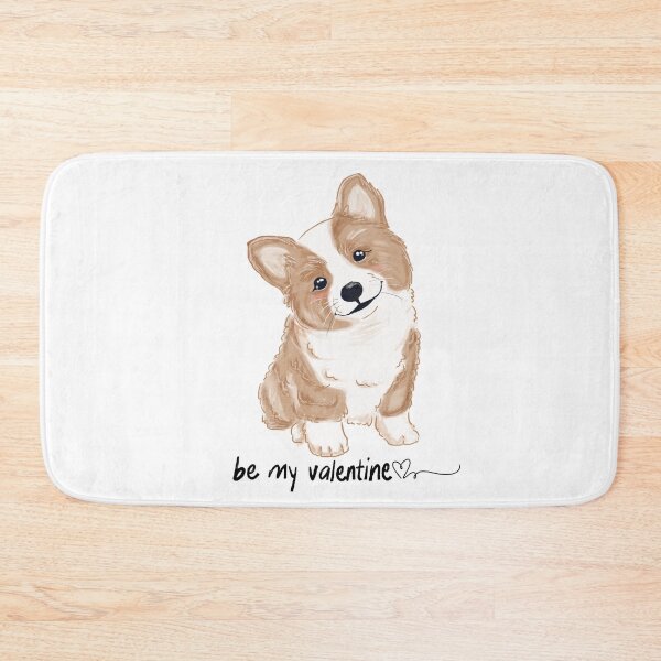 Item preview, be my valentine, cute corgi dog , designed and sold by Bostonfashion25.