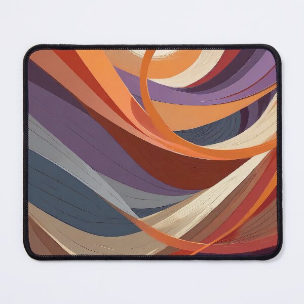 Item preview, Abstract swirls of orange, purple, and blue dance in a harmonious symphony designed and sold by homydesign.