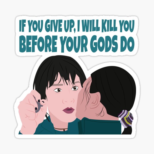 Item preview, Hyun Ju & Seon Nyeo If You Give Up...Spinning Top Squid Game 2 Netflix designed and sold by KamiTrendz.