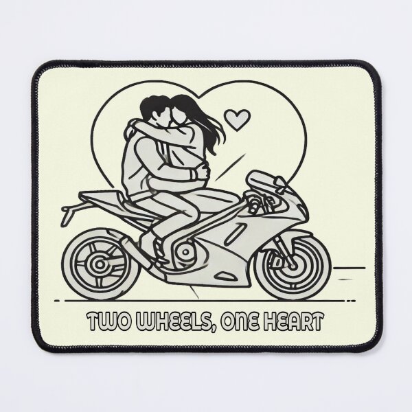 Item preview, LOVE COUPLE ON MOTORBIKE designed and sold by Rajasekar.