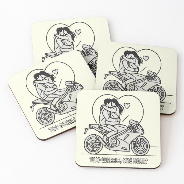 Item preview, LOVE COUPLE ON MOTORBIKE designed and sold by Rajasekar.