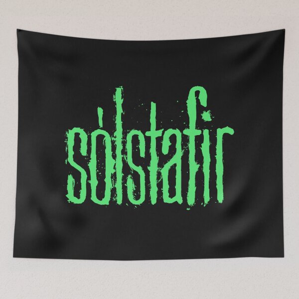 Item preview, SOLTAFIR BLACK METAL LOGO ART designed and sold by MetalRockProg.