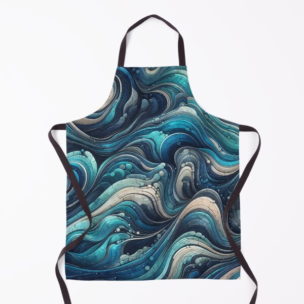 Item preview, Abstract blue swirls intertwine in a mesmerizing pattern designed and sold by homydesign.