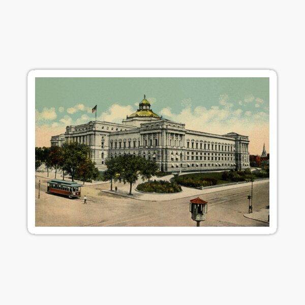 Item preview, Library of Congress Washington DC 1900s designed and sold by aapshop.