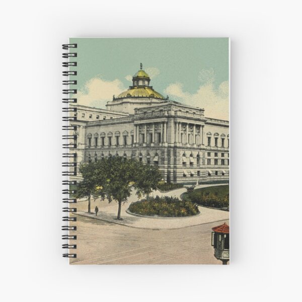 Aperçu de l'œuvre Bibliothèque du Congrès Washington DC 1900s créée et vendue par aapshop.
