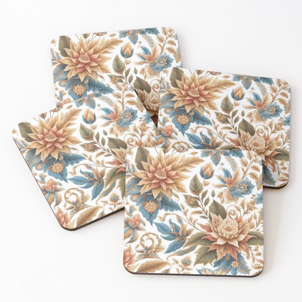 Item preview, Vibrant floral pattern with intricate details and rich colors designed and sold by homydesign.