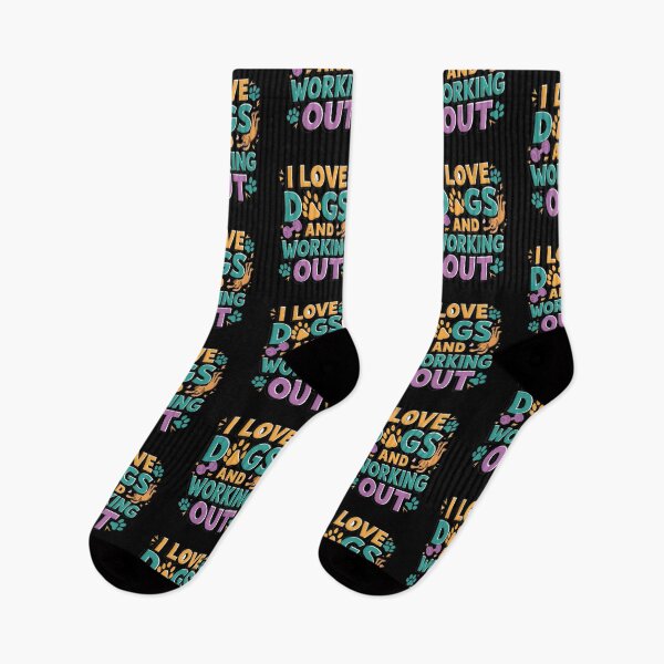 Item preview, I love dogs and working out designed and sold by Mateusz Majcherek.