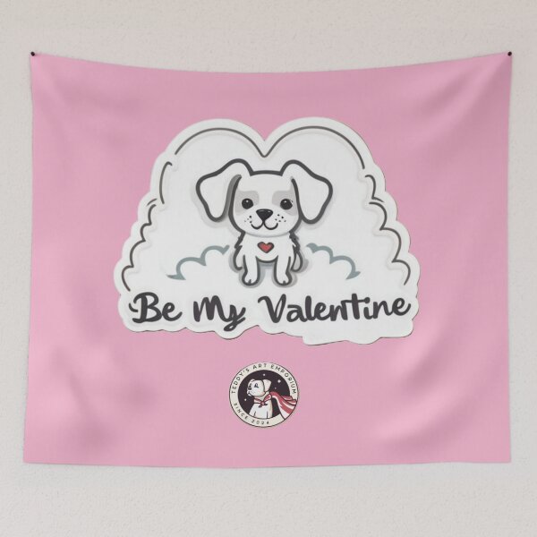 Item preview, Puppy Love Sticker designed and sold by TedArtEmporium.