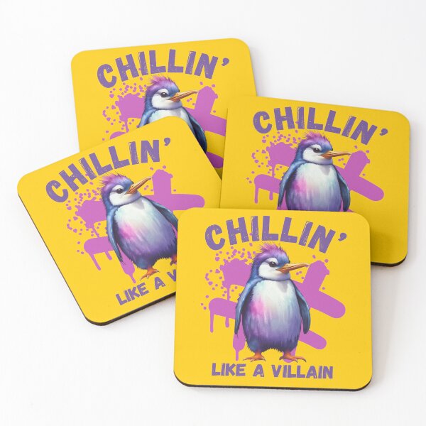 Item preview, Penguin Chillin’ Like a Villain designed and sold by pUNKnown.