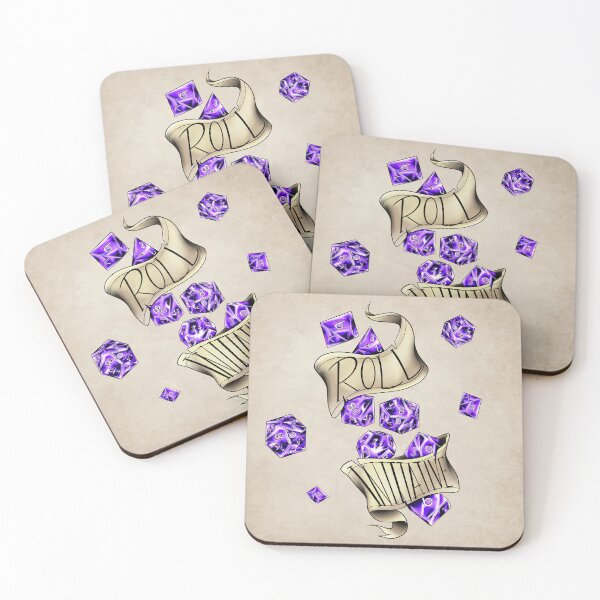 Item preview, DnD Roll Initiative (purple) designed and sold by RetroCoven.