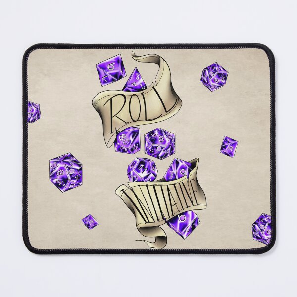 Item preview, DnD Roll Initiative (purple) designed and sold by RetroCoven.
