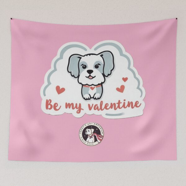 Item preview, Puppy Love Sticker designed and sold by TedArtEmporium.