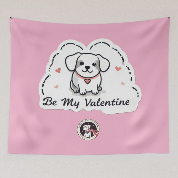 Item preview, Puppy Love Sticker designed and sold by TedArtEmporium.