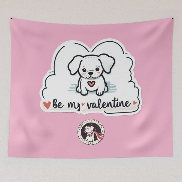 Item preview, Puppy Love Sticker designed and sold by TedArtEmporium.