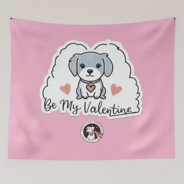 Item preview, Puppy Love Sticker designed and sold by TedArtEmporium.