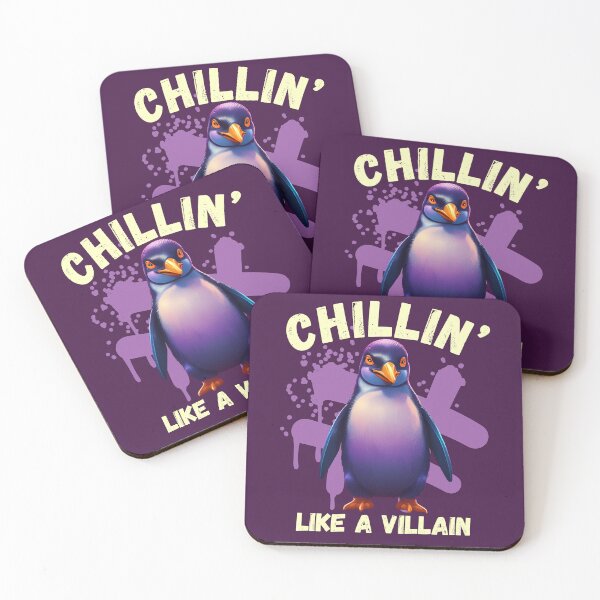 Item preview, Penguin Chillin’ Like a Villain designed and sold by pUNKnown.