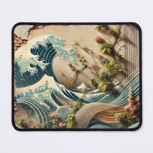Item preview, Nature’s Wave - Botanical Mural designed and sold by MellowLazy.