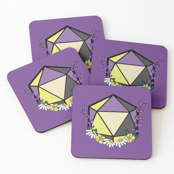 Item preview, Nonbinary flag Dice designed and sold by Tripletlmf.