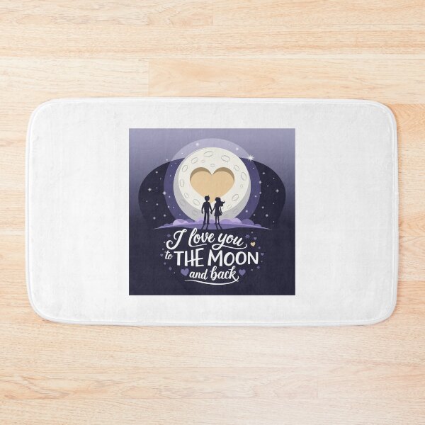 Item preview, I love you to the moon and back designed and sold by Mateusz Majcherek.