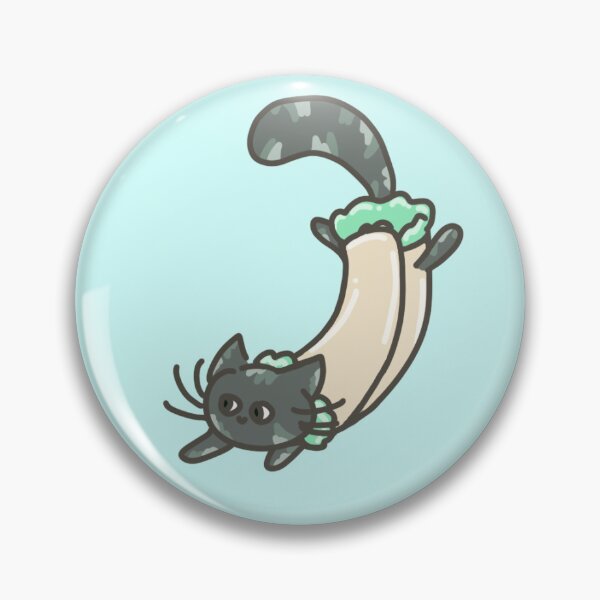 Item preview, Cute Derpy Cyan Canoli Cat designed and sold by KitKattyDesigns.