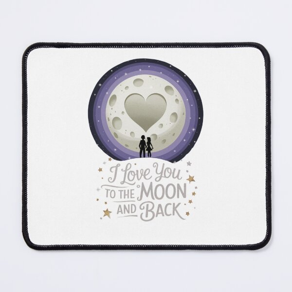 Item preview, I love you to the moon and back designed and sold by Mateusz Majcherek.