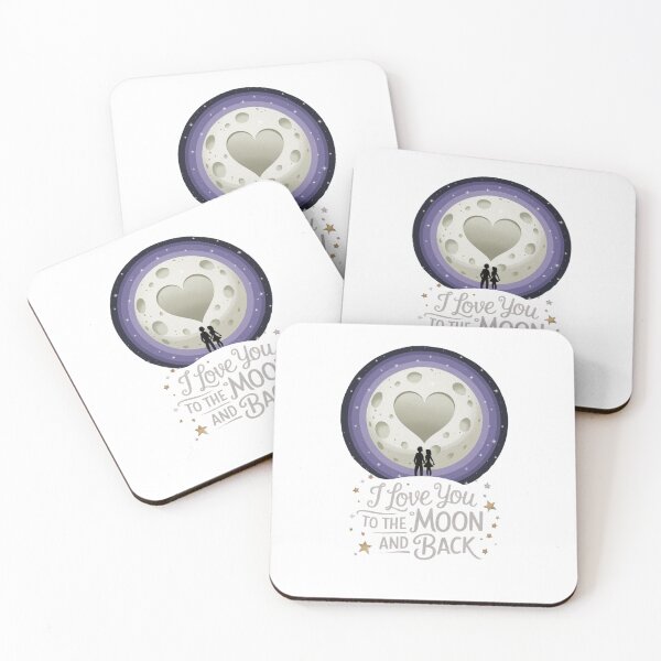 Item preview, I love you to the moon and back designed and sold by Mateusz Majcherek.